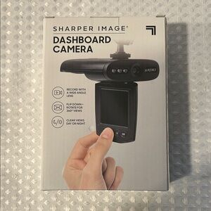 Sharper Image Black Dashboard Camera-Brand New!!